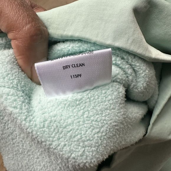 Eileen Fisher Women's Size M Light Green Coat Spring Lightweight Lined - Picture 7 of 9